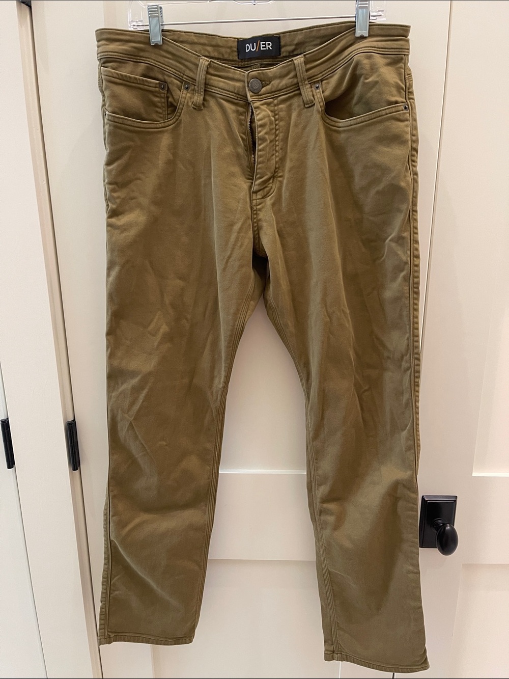 DU/ER Men's Olive Chino Pants